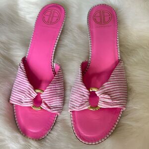 Lilly Pulitzer Via Palm Beach pink kitten heels